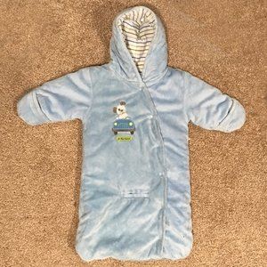 Carter's Child of Mine Car Seat Bunting Sack - Light Blue Baby Boy - 3-6m